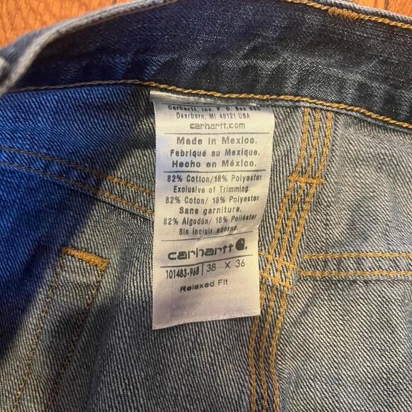 Y2K Carhartt Oversized Wide‎ Leg Jeans - Picture 4 of 8